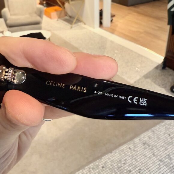 Celine CL40041N Black Gradient Cat Eye Sunglasses - Picture 10 of 11